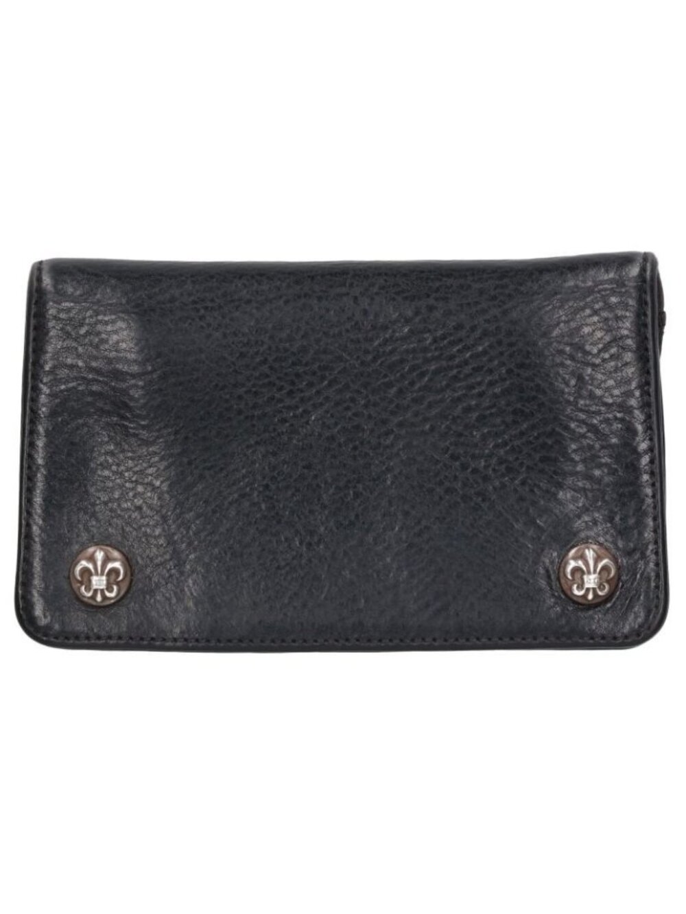 Chrome Hearts BS Flare Button Leather Wallet